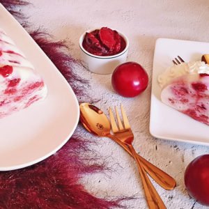 Rezept Buttermilch Quark Pflaumenterrine lowcarb kalorienarm