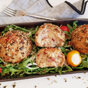 Rezept Blumenkohl Speckknödel lowcarb glutenfrei