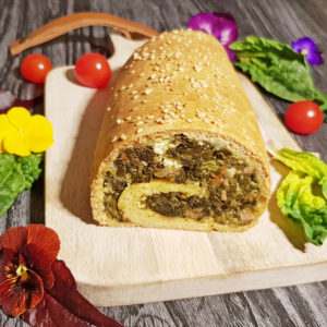 Rezept Spinat Feta Strudel lowcarb glutenfrei keto