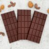 CHOKETO Low Carb & Keto Schokolade ZARTBITTER & MANDEL – 3 Tafeln – handgemacht – ohne Zuckerzusatz