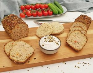 Rezept Herzhafter Hackbraten mit Kürbiskernen lowcarb glutenfrei keto