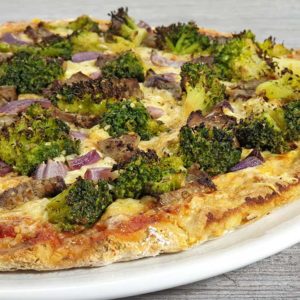 Rezept Steak Pizza low carb glutenfrei keto