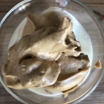 Rezept Dalgona Coffee Kaffee zuckerfrei lowcarb