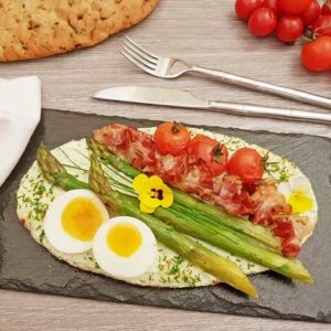 Rezept Belegtes Bärlauch Foccacia lowcarb glutenfrei