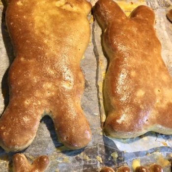 Rezept Osterhasen aus Mandelteig low carb glutenfrei keto