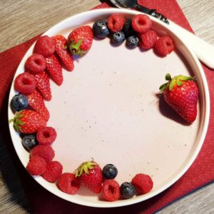 Rezept Beeren Quark Kollagenmousse lowcarb glutenfrei