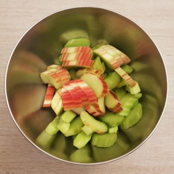 Rezept Rhabarbercreme für Torten, Desserts, Eis, Fluff lowcarb glutenfrei