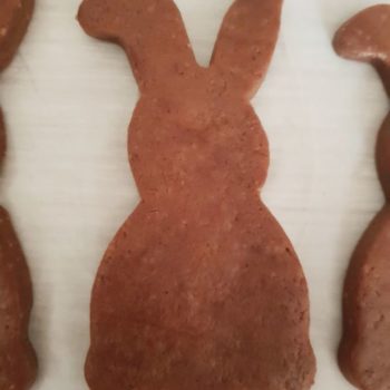 Rezept Schoko Hasen aus Quark Öl Teig lowcarb glutenfrei keto