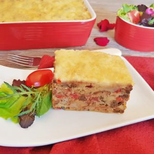 Rezept Brotwürfelauflauf lowcarb glutenfrei keto