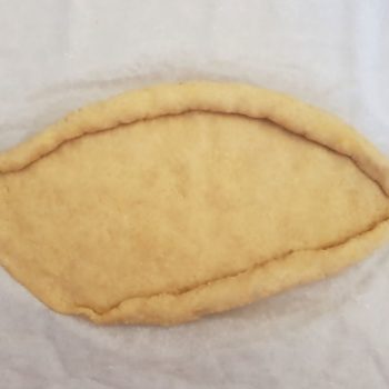 Rezept Hackfleisch Lauch Pide lowcarb glutenfrei