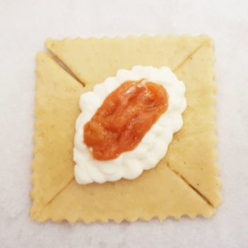 Rezept Erdbeer Rhababer Quarkschifferl lowcarb glutenfrei