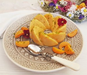 Rezept Marillen Aprikosen Kollagenpudding lowcarb glutenfrei