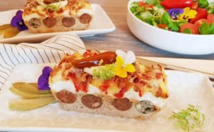 Rezept Gebackenes Wurstbrot lowcarb glutenfrei