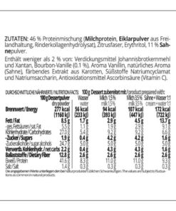 Proteindessert VANILLE-SAHNE Dessertcreme