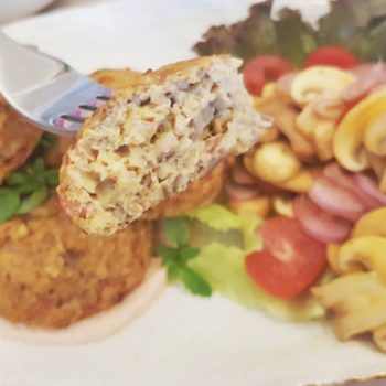 Rezept Champignon Specklaibchen lowcarb glutenfrei