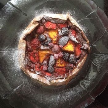 Rezept Galette mit Früchten und Kollagen lowcarb glutenfrei