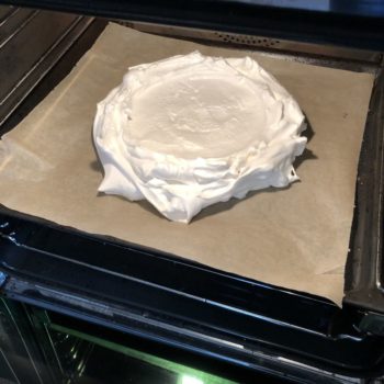 Rezept Apfel Birnen Pavlova lowcarb glutenfrei kalorienarm