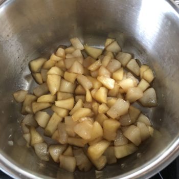 Rezept Apfel Birnen Pavlova lowcarb glutenfrei kalorienarm