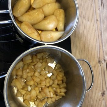 Rezept Apfel Birnen Pavlova lowcarb glutenfrei kalorienarm