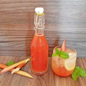 Rezept Rhabarber Karamell Sirup lowcarb