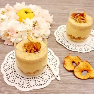 Rezept Proteindessert "Apfelstrudel" lowcarb glutenfrei