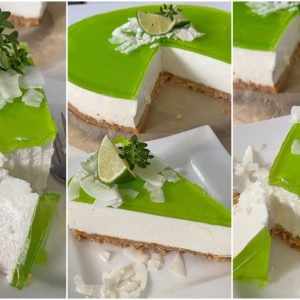Rezept Limetten Kokos Torte lowcarb glutenfrei keto