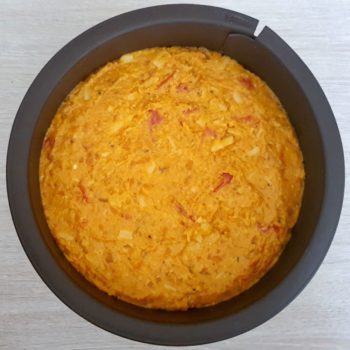 Rezept Hüttenkäse Kürbis Schichtkuchen lowcarb glutenfrei
