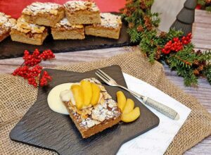 Rezept Butter Amaretto Stollenkuchen lowcarb keto glutenfrei