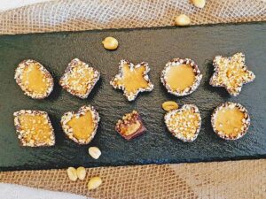 Rezept Erdnuss Schokoladenpralinen lowcarb glutenfrei keto