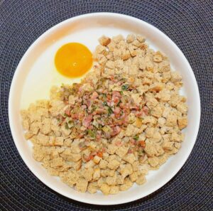 Rezept Gefüllte Hähnchenbrust mit Knödlpancake lowcarb glutenfrei keto