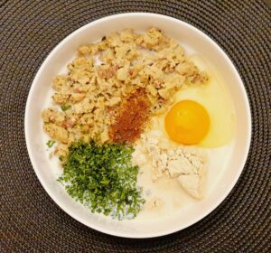 Rezept Gefüllte Hähnchenbrust mit Knödlpancake lowcarb glutenfrei keto