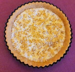 Rezept Mango Kokos Schokoladentarte lowcarb glutenfrei keto