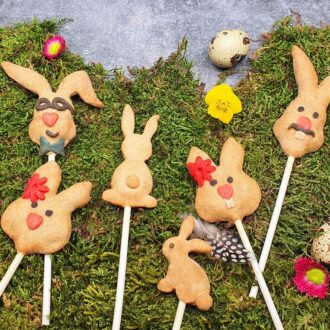 Rezept Eierlikör Mohn Haserl am Stiel lowcarb glutenfrei keto