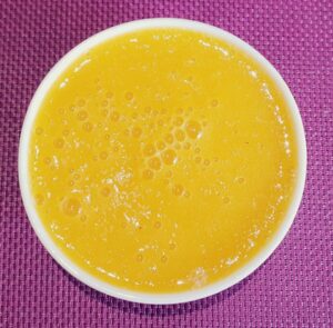 Rezept Mandarinen Himbeer Kuchenbowl lowcarb glutenfrei