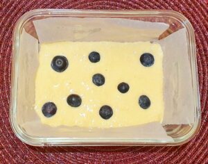 Rezept Heidelbeere Zitrone Kuchenbowl lowcarb glutenfrei