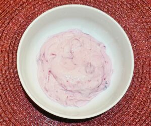 Rezept Heidelbeere Zitrone Kuchenbowl lowcarb glutenfrei