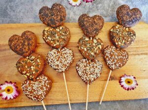 Rezept Marokkanische Joghurt Brotherzen am Stiel lowcarb glutenfrei keto