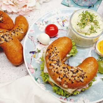 Rezept Buttermilch Kipferl Hörnchen lowcarb glutenfrei keto