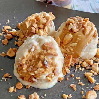 Rezept Erdnuss-Eis lowcarb keto zuckerfrei