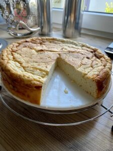 Rezept Fluffkäsekuchen lowcarb keto glutenfrei