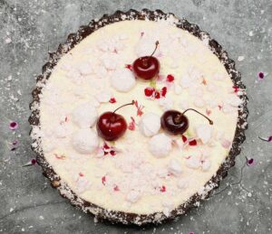 Rezept Schoko Nuss Kirschtarte lowcarb keto glutenfrei