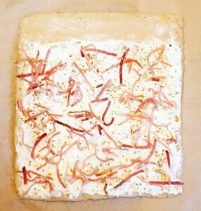 Rezept Mozzarella Speck Schnecken lowcarb keto glutenfrei