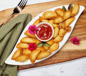 Rezept Pfifferling - Eierschwammerl Taschen lowcarb keto glutenfrei