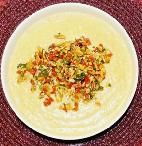 Rezept Pfifferling Schafkäse Pfannenpancake lowcarb keto glutenfrei