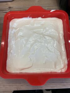 Rezept Pflaumenkuchen mit Pudding und Schmand lowcarb glutenfrei