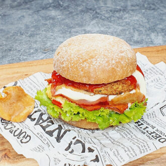 Rezept Pfifferling Burger lowcarb glutenfrei keto