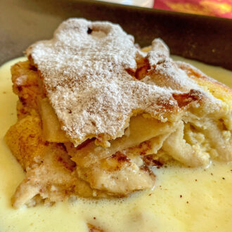 Rezept Milch "Milli" Rahm Strudel low carb glutenfrei