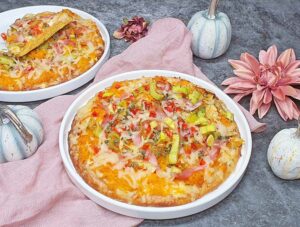 Rezept Spicy Kürbispizza lowcarb glutenfrei