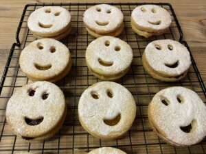 Rezept Linzer Augen - Linzer Radl lowcarb keto glutenfrei