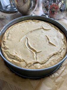 Rezept Orangen Zimt Cheesecake lowcarb keto glutenfrei